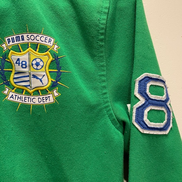 Puma Boys Zip Brazil Neymar Soccer Zip-up Sweatshirt - Picture 6 of 7